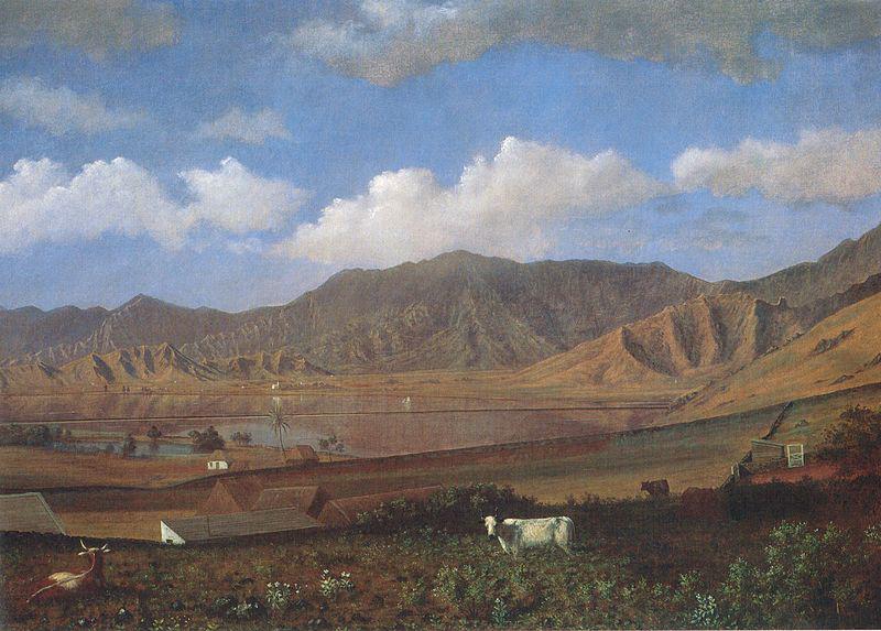 Enoch Wood Perry, Jr. Kualoa Ranch, Oahu France oil painting art
